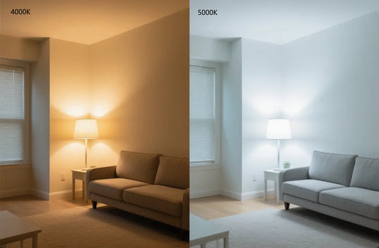 Which is Brighter: 4000K Warm Light or 5000K Cool Light?