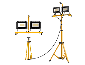 Tripod working LED lights revolutionize construction sites and home decoration