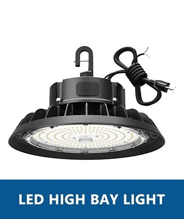 G GJIA LED Linear High Bay Shop Light - 130W, 19500LM, Dimmable For Warehouse & Garage