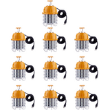 60W High Bay Temporary Job Site Hanging LED Linkable Work Light 360° Light 5000K Daylight AC100-277V