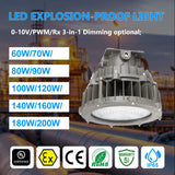 LED Explosion Proof Lighting 200W 32,000lm For Hazardous Areas