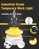 G GJIA® LED Construction String Light 100FT, 130W 16000Lumen - G GJIA®
