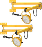 G GJIA 60W 6,600LM LED Loading Dock Lighting Round Series, Double Bracket - G GJIA®