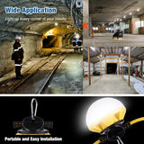 G GJIA 65W LED Construction String Light Round Series 50FT 8000LM 2 Prong - G GJIA®
