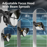 G GJIA 500W Led Outdoor Round Stadium Light, Flood Lighting 75,000LM - G GJIA®