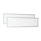 G GJIA Led Ceiling Panel Light 40W 1FTx4FT 2Pack, 5200lumens, Selectable Wattage & CCT, AC 120-277V - G GJIA®