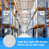 G GJIA 100W LED High Bay Lights 15,000LM Adjustable Series 0-10V Dimmable - G GJIA®