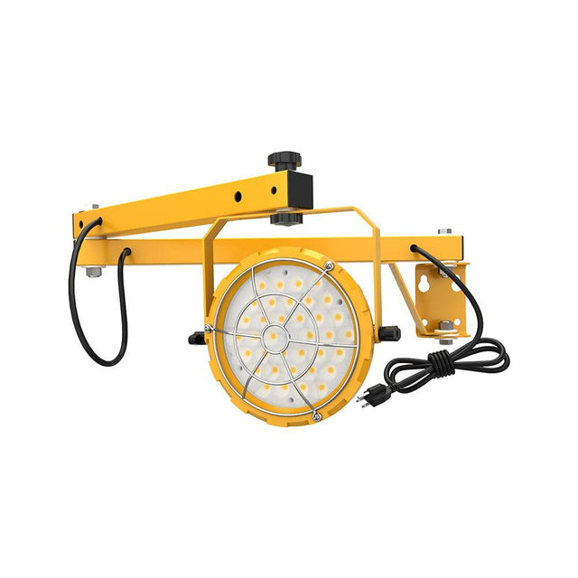 G GJIA 60W 6,600LM LED Loading Dock Lighting Round Series, Single Bracket