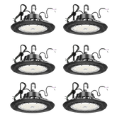 G GJIA High Bay LED Lights HB Series 0-10V Dimmable No Plug Hard Wired