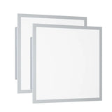 G GJIA Led Ceiling Panel Light 40W 2FTx2FT 2Pack, 5200lumens, Selectable Wattage & CCT, AC 120-277V