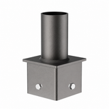 G GJIA 4-Inch Square Pole Tenon Adapter | 2-3/8-Inch Slip Fitter Mount