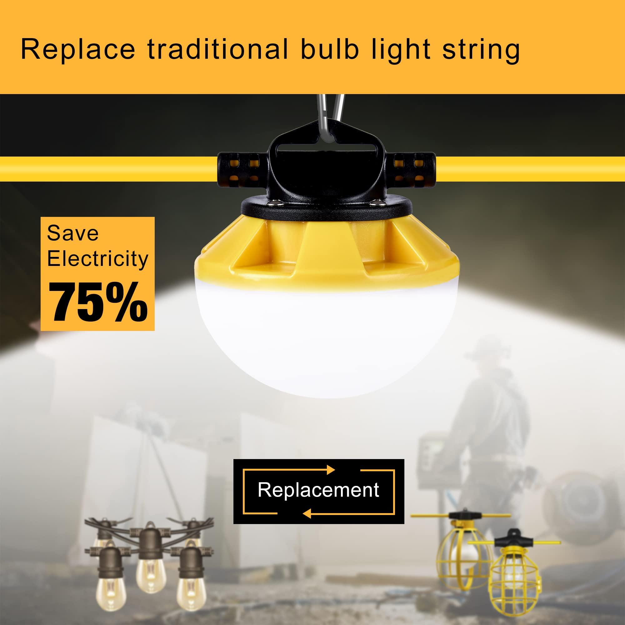 G GJIA® Waterproof Construction String Lights - G GJIA®