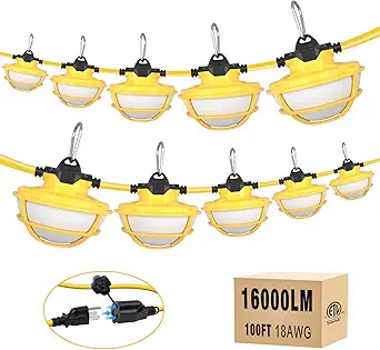 Can 100W Daisy-Chain String Lights Really Cover 48000 Lumens?