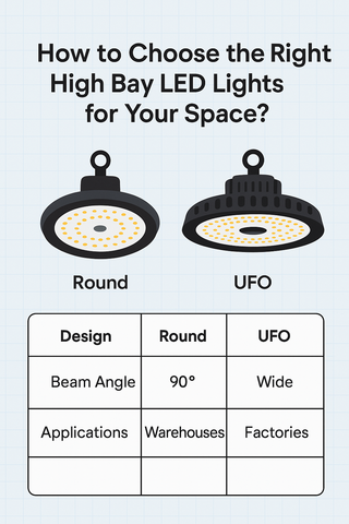 How to Choose the Right High Bay LED Lights for Your Space?