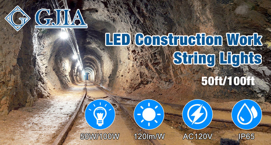 What types of LED Construction String Lights does GGJIA?