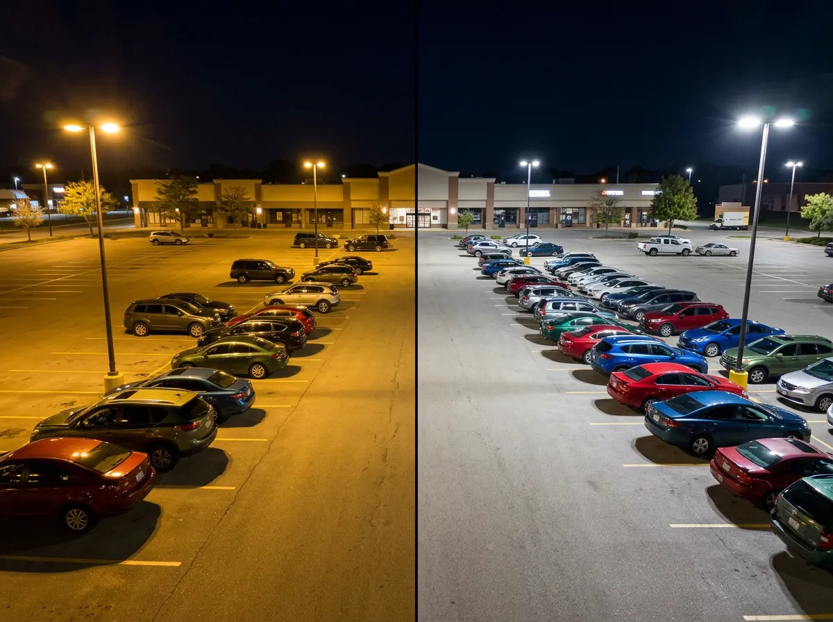 Metal Halide to LED Parking Lot Conversion — ROI