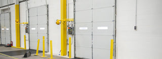 What are the lighting requirements for loading docks?