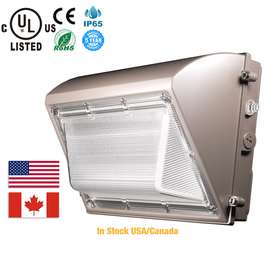 G GJIA® LED Wall Pack Light: Dusk-to-Dawn Photocell Feature