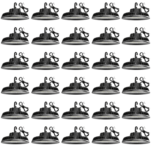 LED High Bay Lights Adjustable Series 0-10V Dimmable, 5' Cable with US Plug