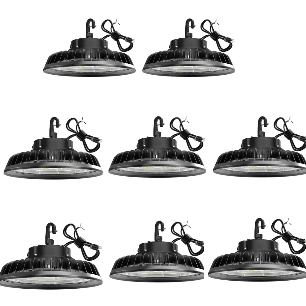 LED High Bay Lights Adjustable Series 0-10V Dimmable, 5' Cable with US Plug