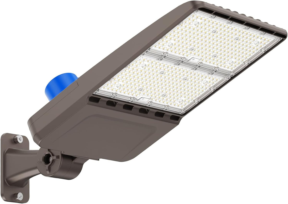 G GJIA 400W, 56,000LM LED Parking Lot Lights with Arm Mount Pro Series, Dusk-to-Dawn