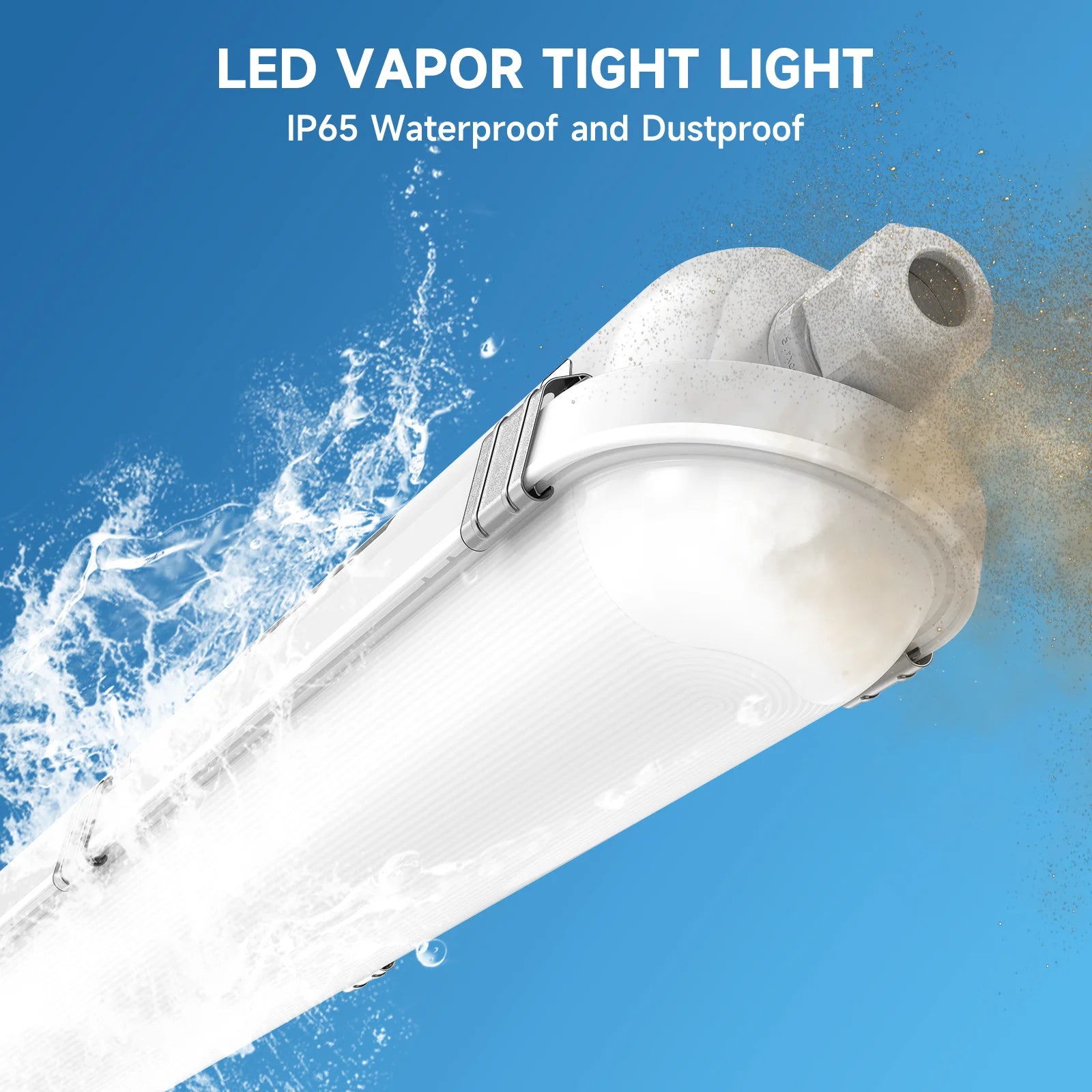 GGJIA LED Vapor Light, Vapor Proof Tight Light Fixture