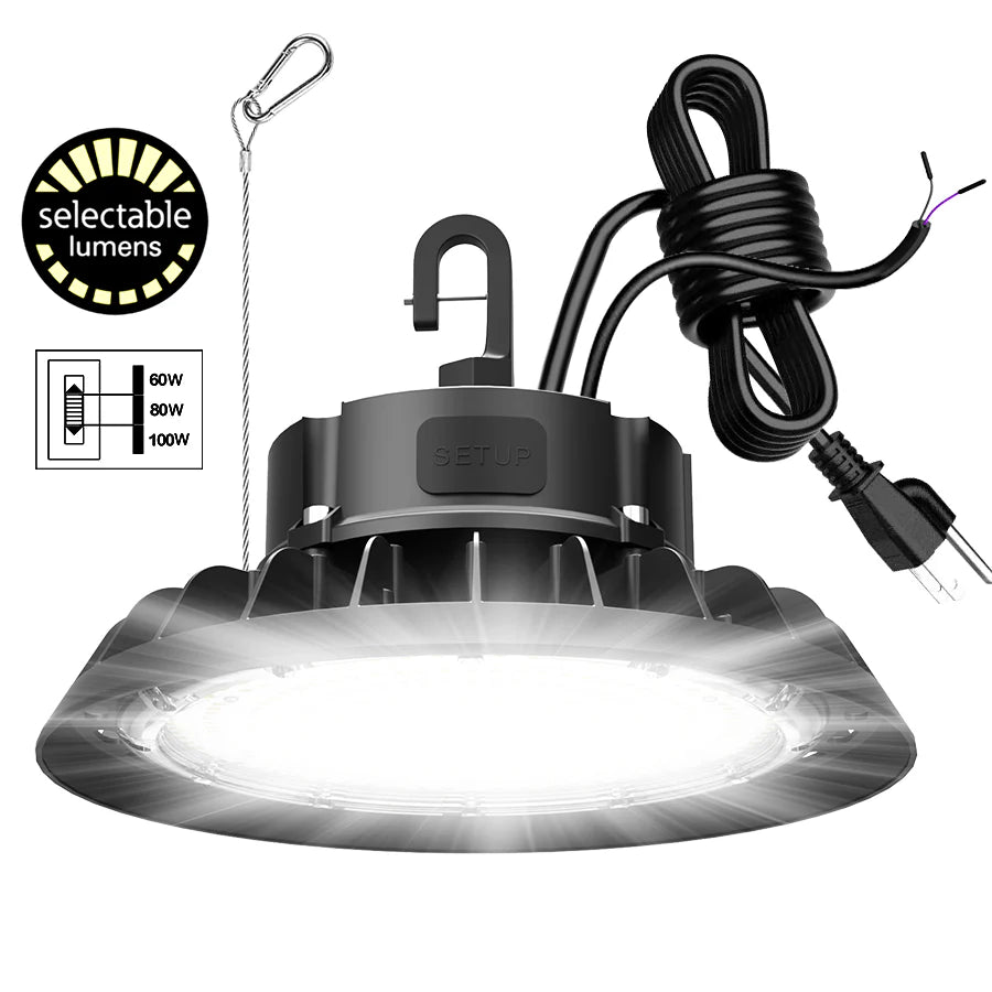 G GJIA 100-400W LED High Bay Lights Adjustable Series 0-10V Dimmable