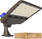 G GJIA 150W, 21,000LM LED Parking Lot Lights with Arm Mount, Dusk-to-Dawn - G GJIA®