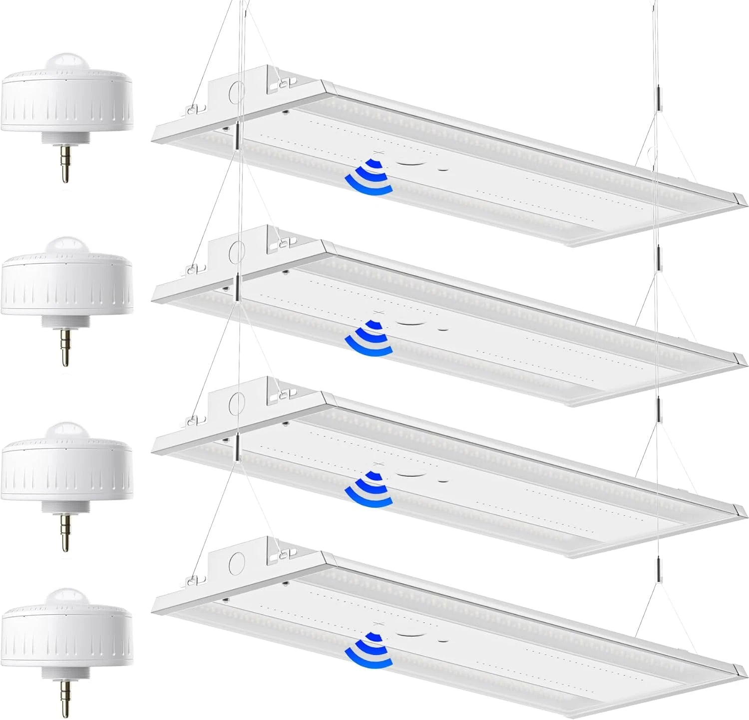 G GJIA 300W 45,000LM Linear High Bay LED Shop Lights 0-10V Dimmable - UL Complied G GJIA