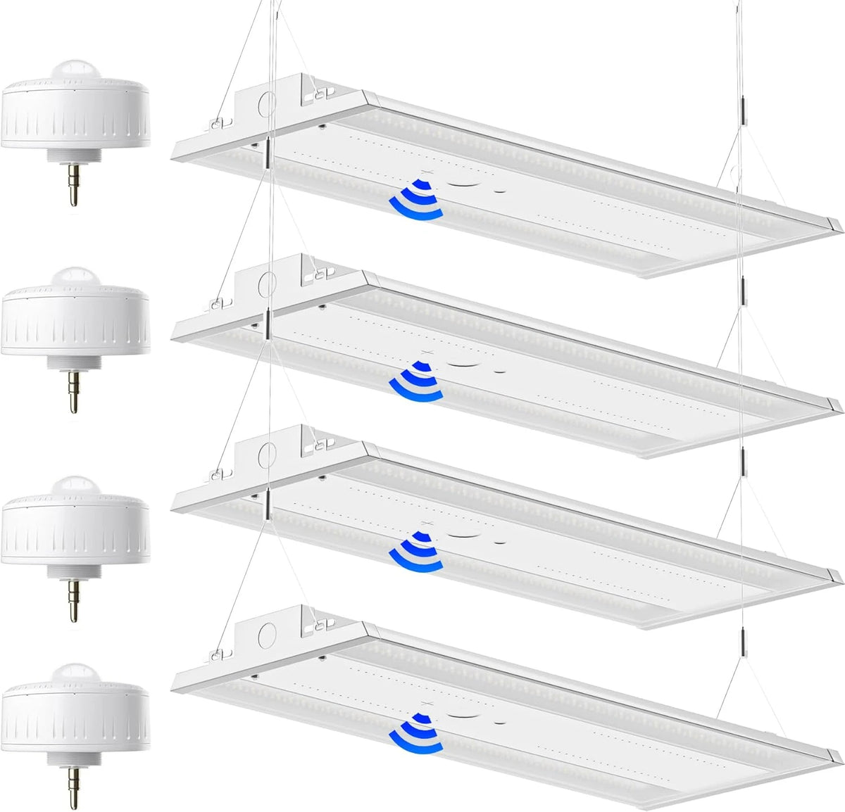 G GJIA 300W 45,000LM Linear High Bay LED Shop Lights 0-10V Dimmable - UL Complied