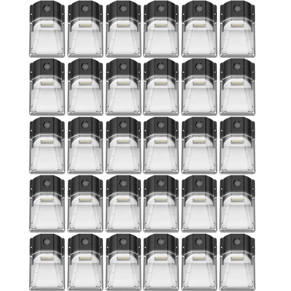 G GJIA 30W LED Mini Wall Pack Light, Dusk to Dawn Sensor, 3600LM
