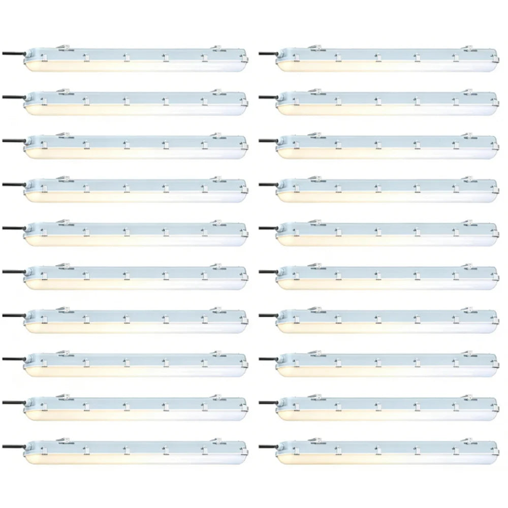 G GJIA 60W 4FT LED Vapor Light, Vapor Proof Tight Light Fixture, 8700Lm (4 Power/ 5 CCT) G GJIA