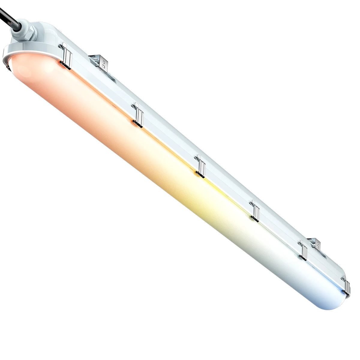 G GJIA 60W 4FT LED Vapor Light, Vapor Proof Tight Light Fixture, 8700Lm (4 Power/ 5 CCT)