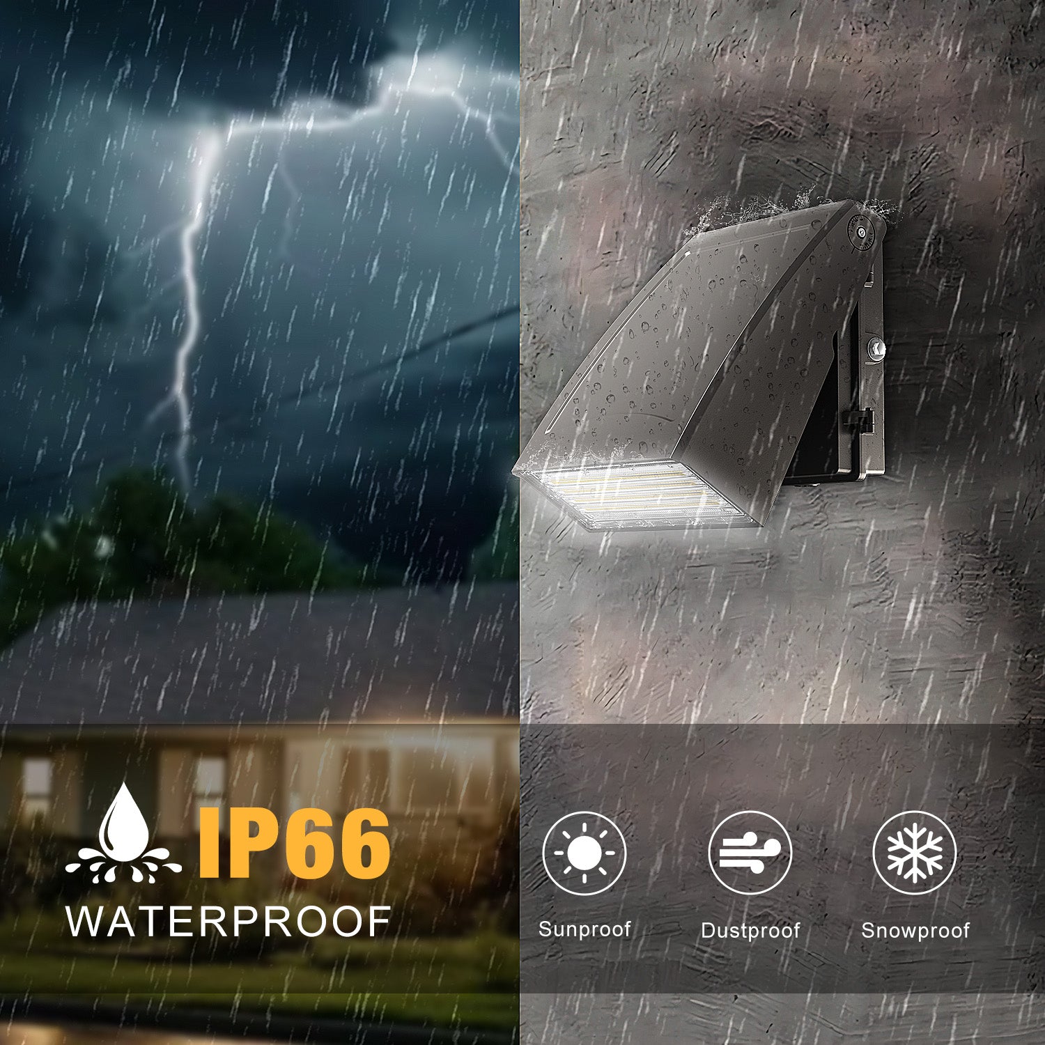 G GJIA Adjustable Full Cutoff Outdoor Wall Light 5000K - G GJIA® G GJIA®