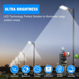 G GJIA LED Parking Lot Lights with Slip Fitters, Dusk-to-Dawn - G GJIA®