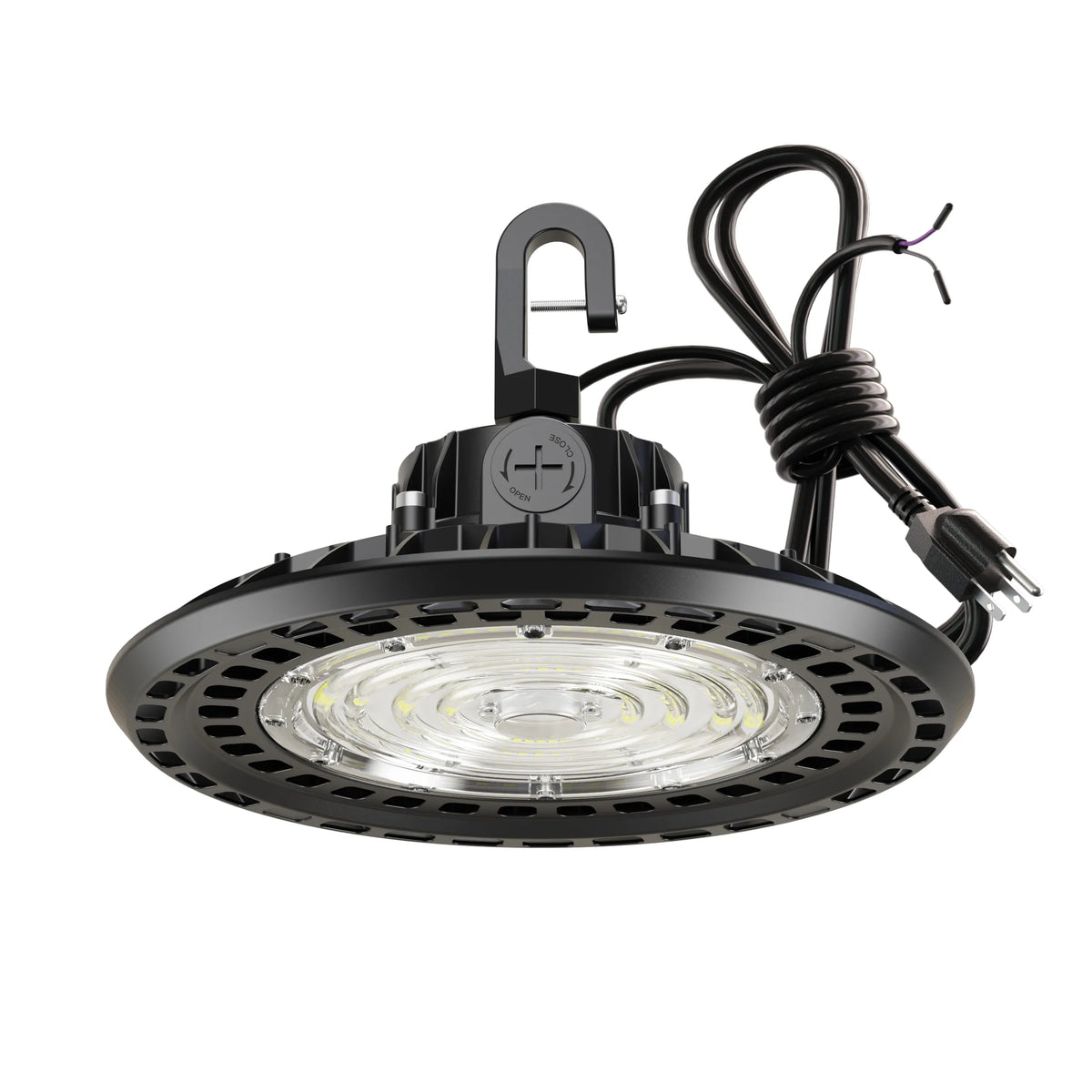 G GJIA LED UFO High Bay Light 150W, 22,500LM HB Series, AC120-347V 0-10V Dimmable