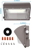 G GJIA® 120W LED Wall Pack Light Dusk-to-Dawn automatic switch - G GJIA®