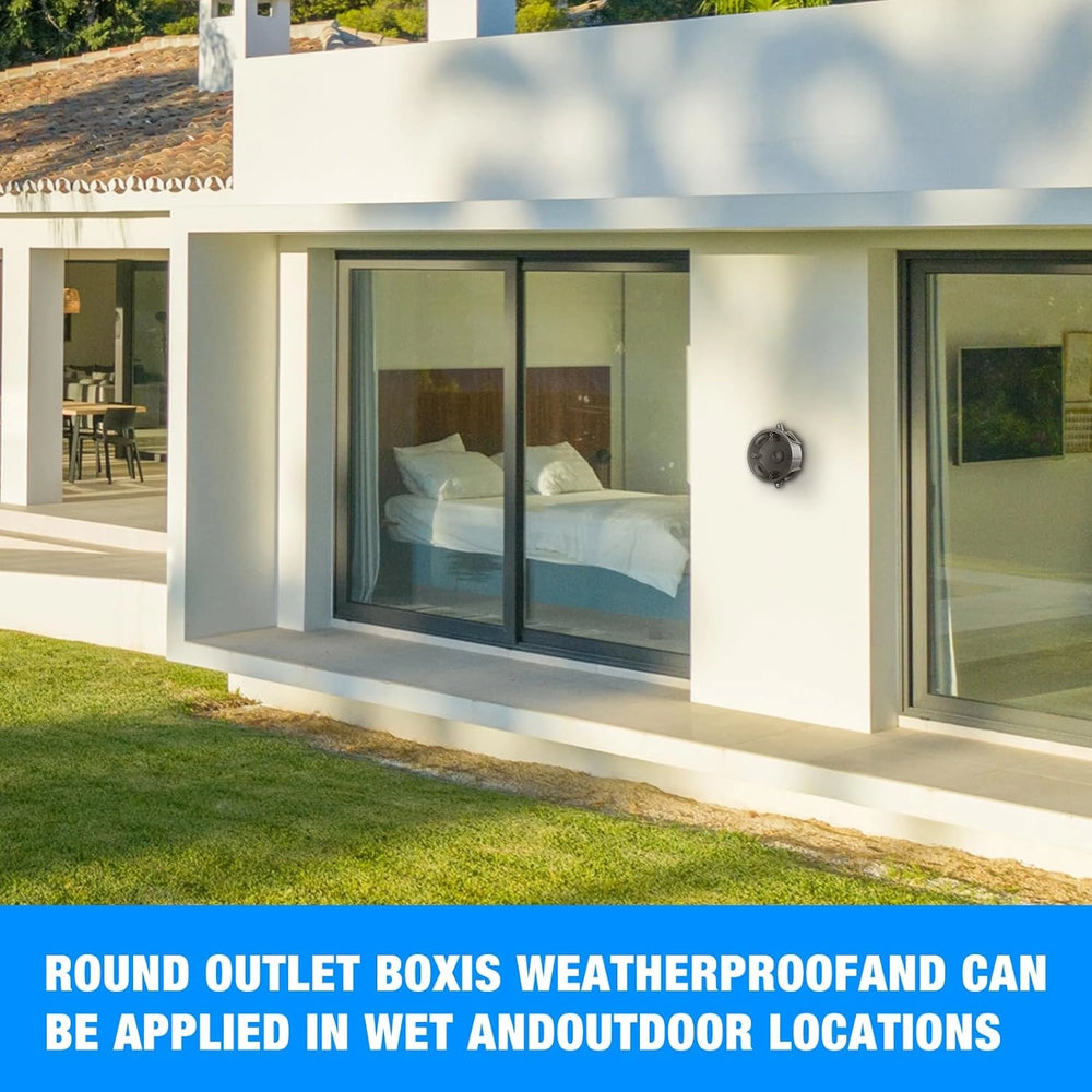 G GJIA Weatherproof Round Electrical Outlet Box - G GJIA®