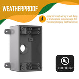 G GJIA Weatherproof Square Electrical Outlet Box - G GJIA®