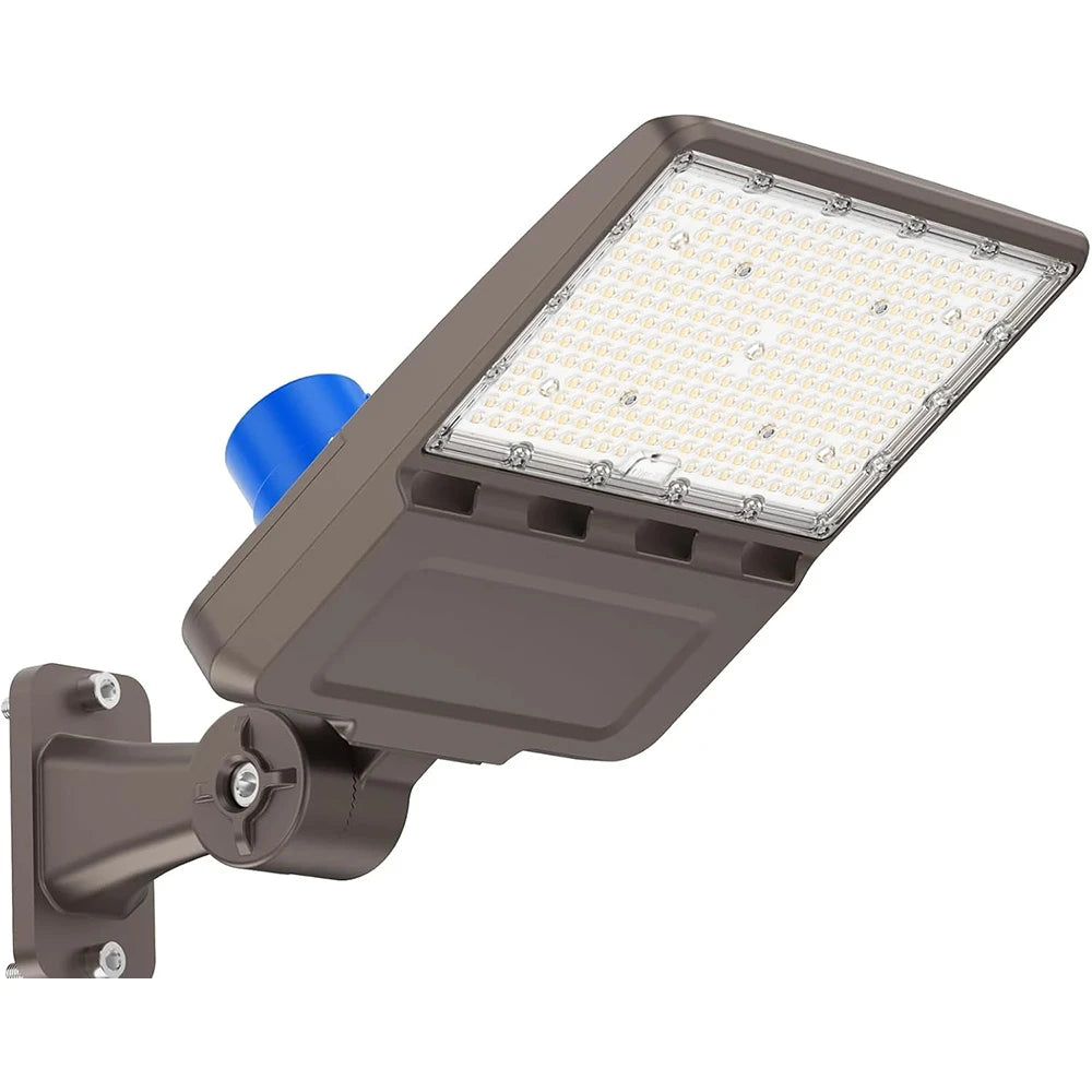 G GJIA 150W, 21,000LM LED Parking Lot Lights with Arm Mount, Dusk-to-Dawn
