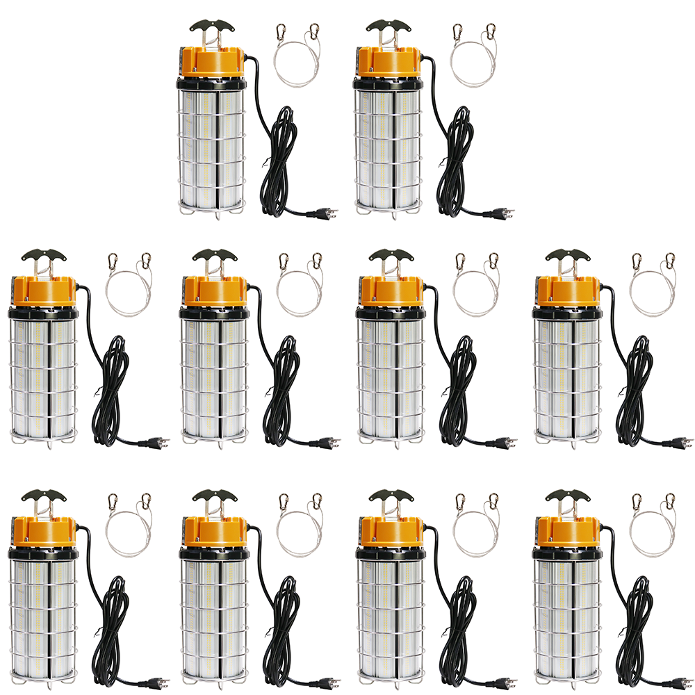 G GJIA 250W LED Construction Temporary Job Site Hanging Work Light - G GJIA®