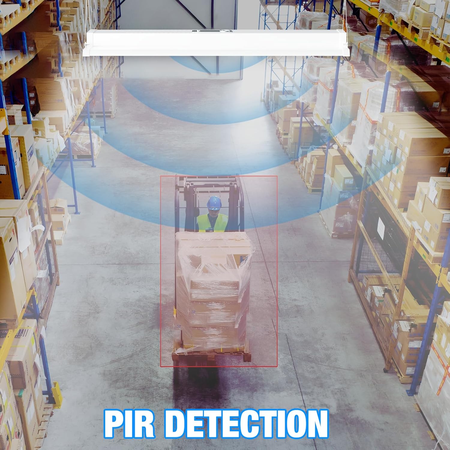 G GJIA 360 Degree PIR Motion Sensor for LED Linear High Bay Light, 40FT Ceiling & 50FT Wall Mount Detection Diameter - G GJIA®