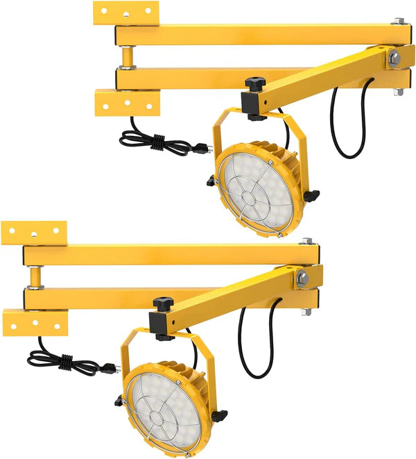 G GJIA 60W 6,600LM LED Loading Dock Lighting Round Series, Double Bracket - G GJIA®