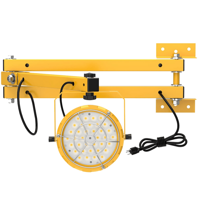 G GJIA 60W 6,600LM LED Loading Dock Lighting Round Series, Double Bracket