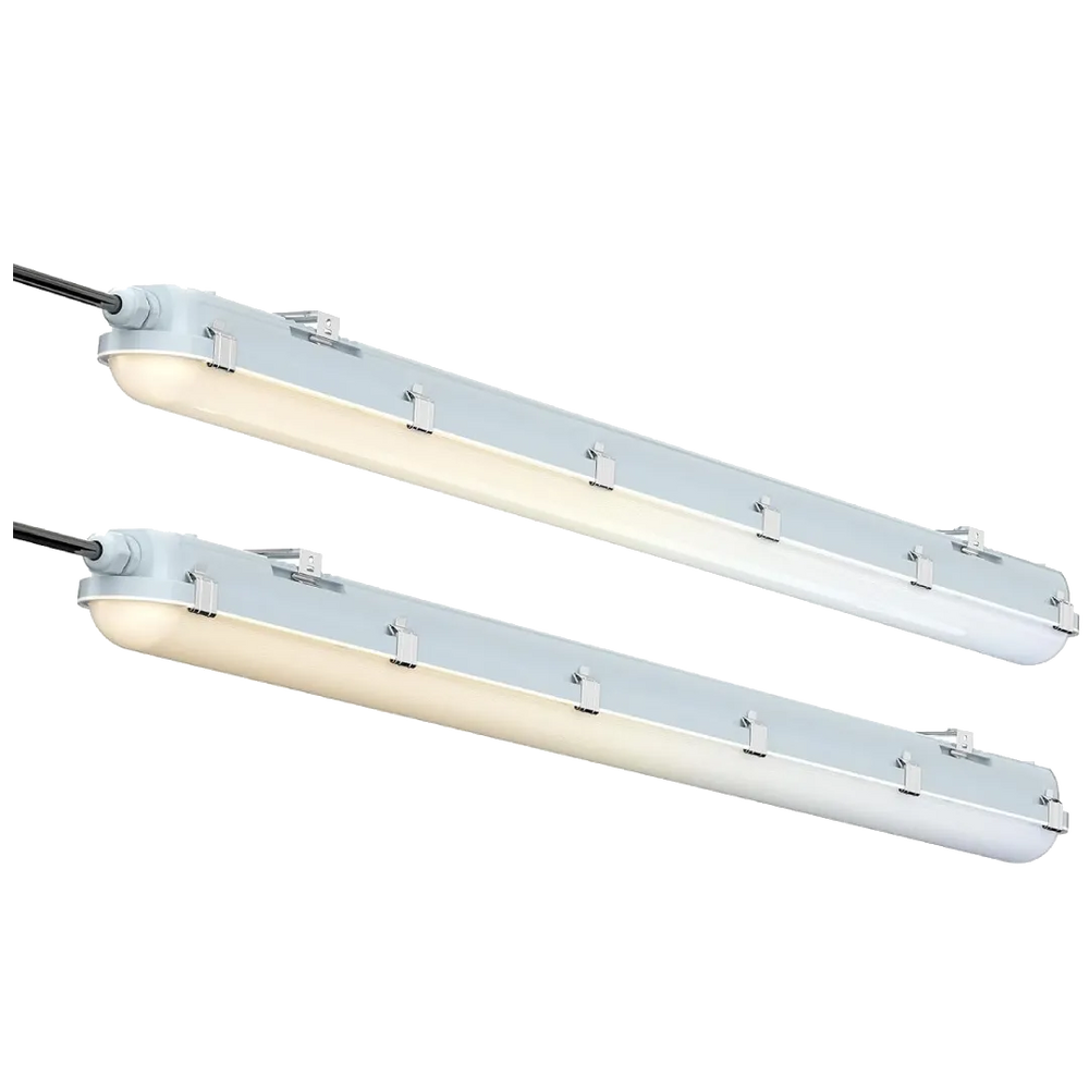 G GJIA 60W 4FT LED Vapor Light, Vapor Proof Tight Light Fixture, 8700Lm (4 Power/ 5 CCT)