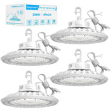 High Bay LED Lights White Series 0-10V Dimmable, 5' Cable with US Plug
