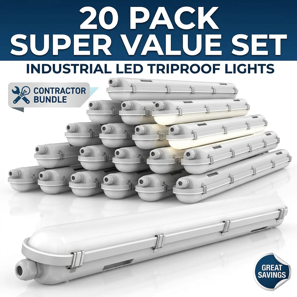 GGJIA LED Vapor Light, Vapor Proof Tight Light Fixture