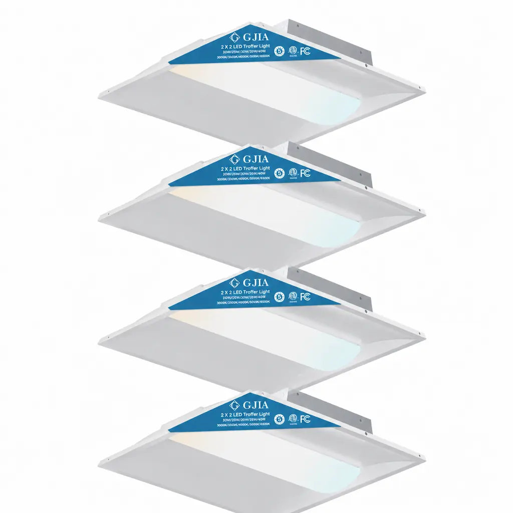 G GJIA 2FTx2FT LED Troffer Light, 5CCT Switch LED Drop in Ceiling Light