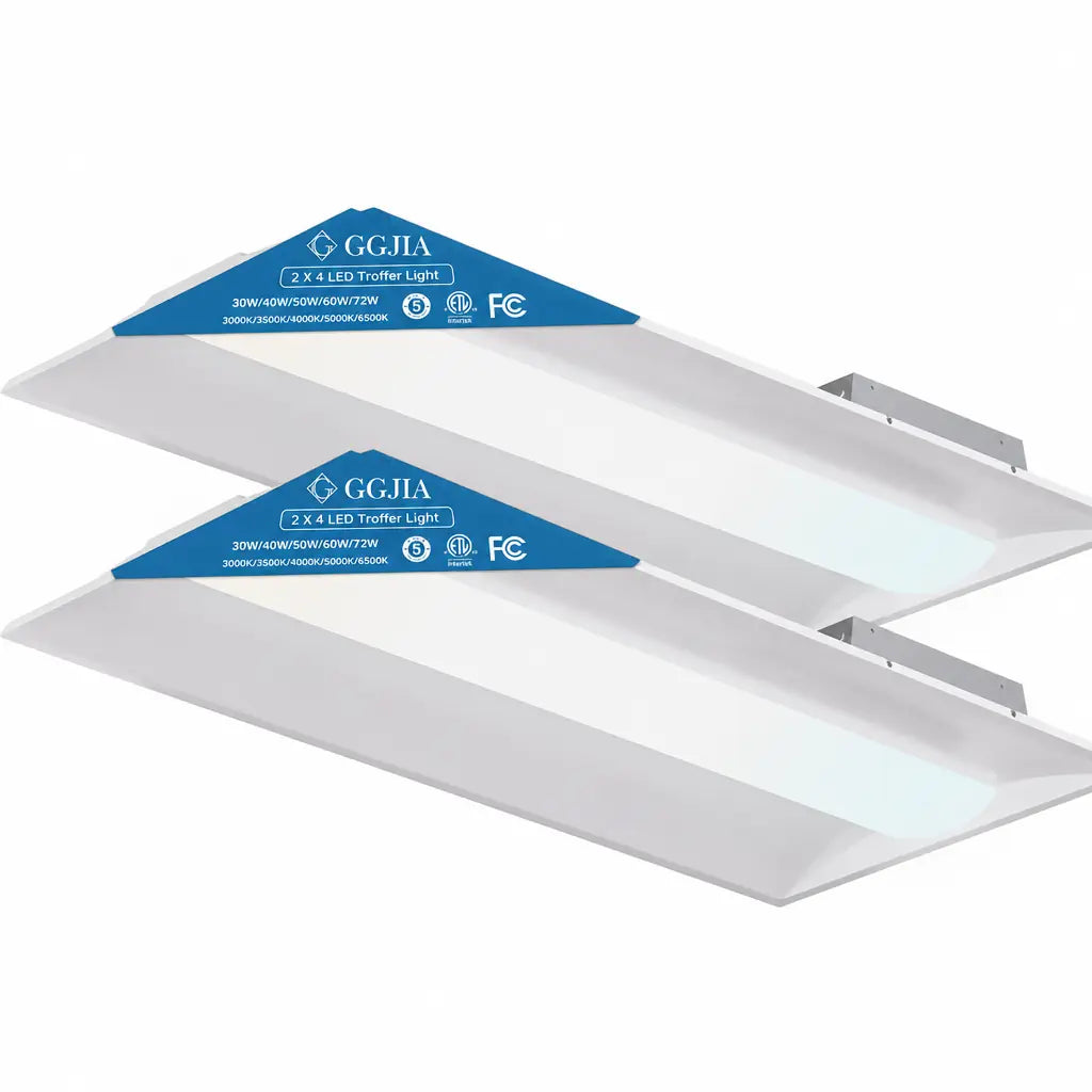 G GJIA 2FTx4FT LED Troffer Light, 5CCT Switch LED Drop in Ceiling Light