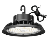 LED High Bay Lights 300W 45,000LM Adjustable Series 0-10V Dimmable, 5' Cable with US Plug